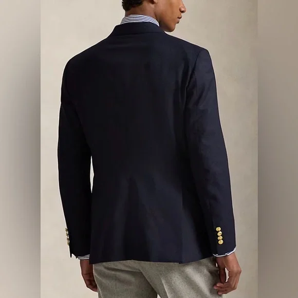Ralph Lauren men’s suit jacket / Polo blazer. 100% wool. 2-button. Navy blue. 46 - Picture 2 of 14